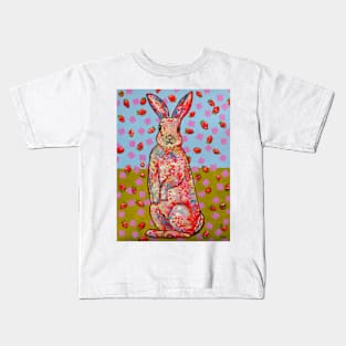 Another rabbit and strawberries Kids T-Shirt